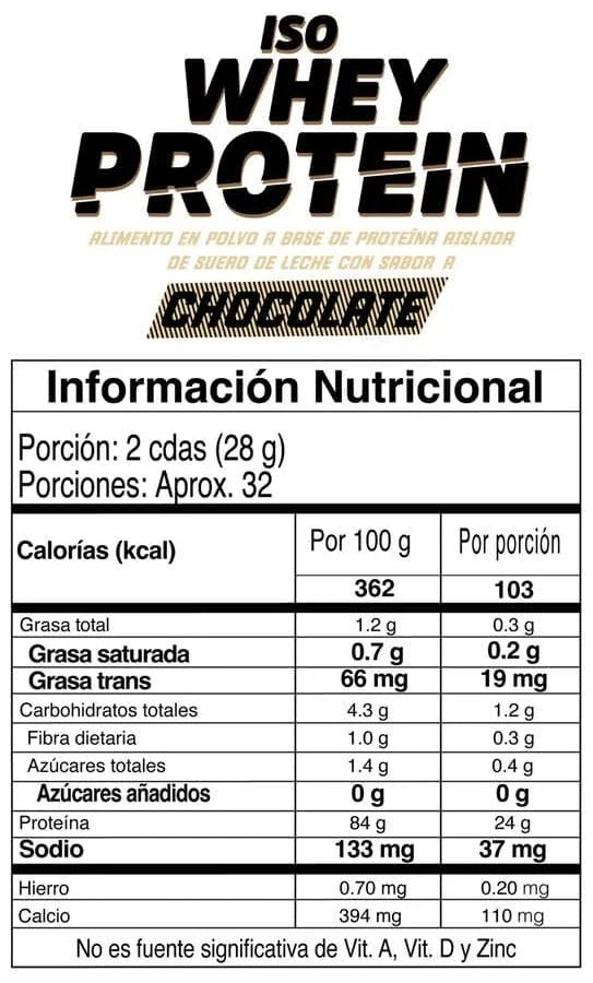 Proteina Iso Whey Chocolate